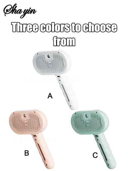 Pet Clean Steam Spray Dog Grooming Brush Unique Steam Brush For Dogs Luxury Grooming Brush Dog Steam Brush C