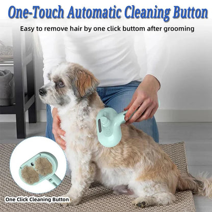 Pet Clean Steam Spray Dog Grooming Brush Unique Steam Brush For Dogs Luxury Grooming Brush Dog Steam Brush C