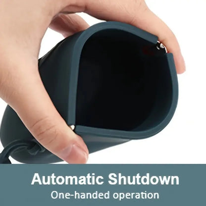 Soft Silicone Dog Treat Pouch, Auto-Closure Leakproof Pet Training Bag, Travel Snack Pouch for Dogs/Cats, Odorless Easy-Clean