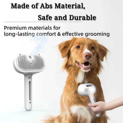 Pet Clean Steam Spray Dog Grooming Brush Unique Steam Brush For Dogs Luxury Grooming Brush Dog Steam Brush C