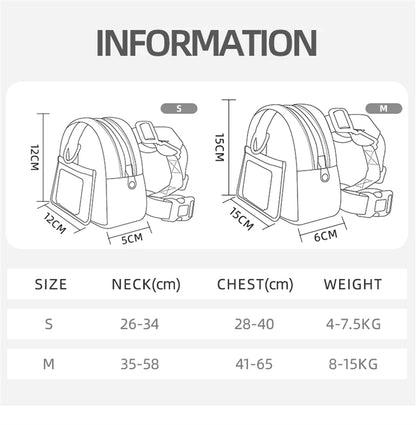 Waterproof Pet Backpack For Dogs Puppy Bag With Harness Collar Outdoor Travel Dog Snacks Backpack French Bulldog Dog Accessories